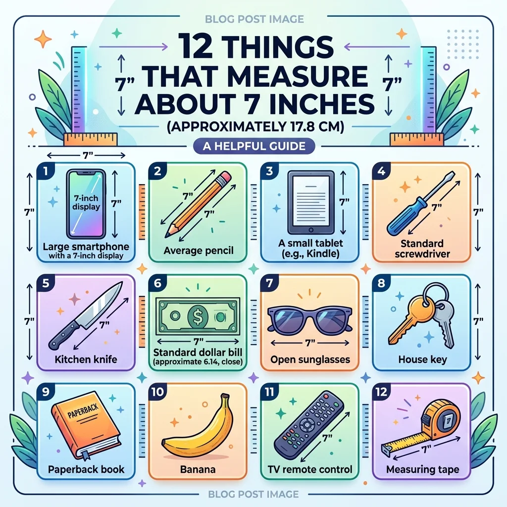 12 Things That Measure About 7 Inches