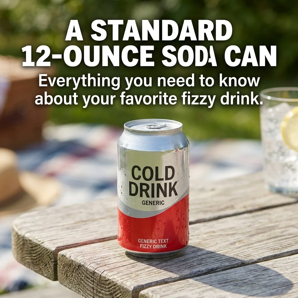 A Standard 12-Ounce Soda Can