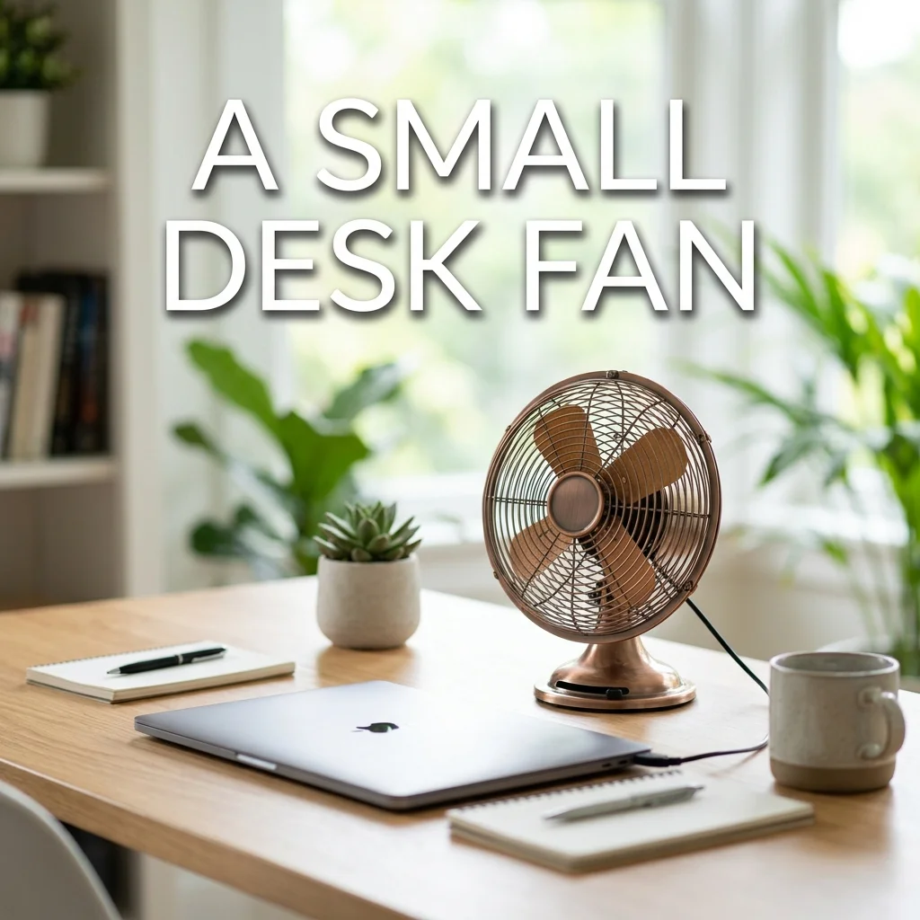 A Small Desk Fan