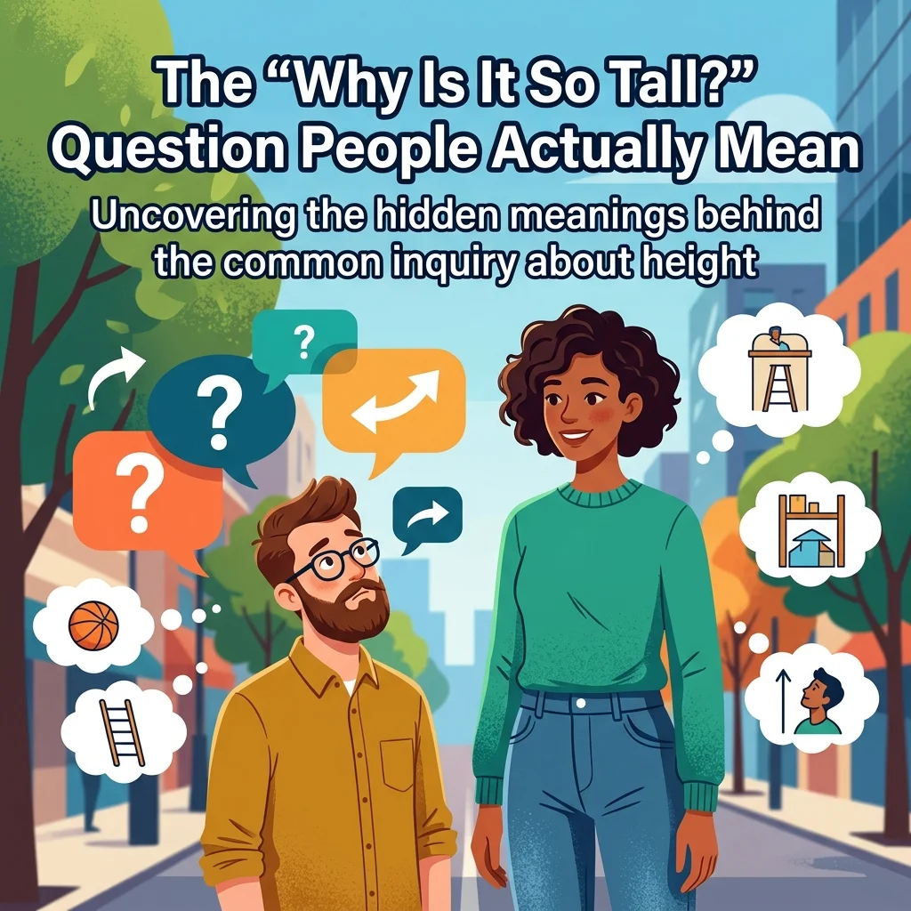 The "Why Is It So Tall?" Question People Actually Mean