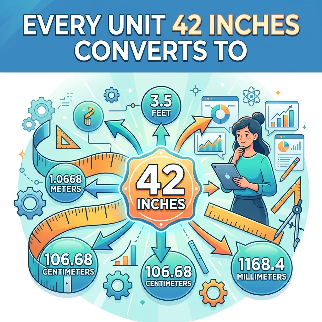 Every Unit 42 Inches Converts To