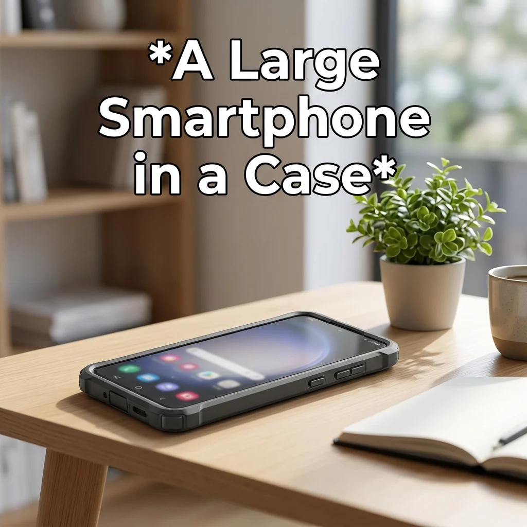 A Large Smartphone in a Case