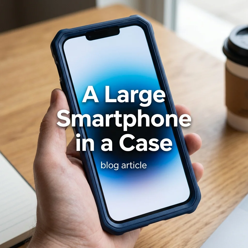 A Large Smartphone in a Case